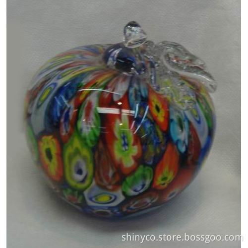 Apple Glass Paperweight